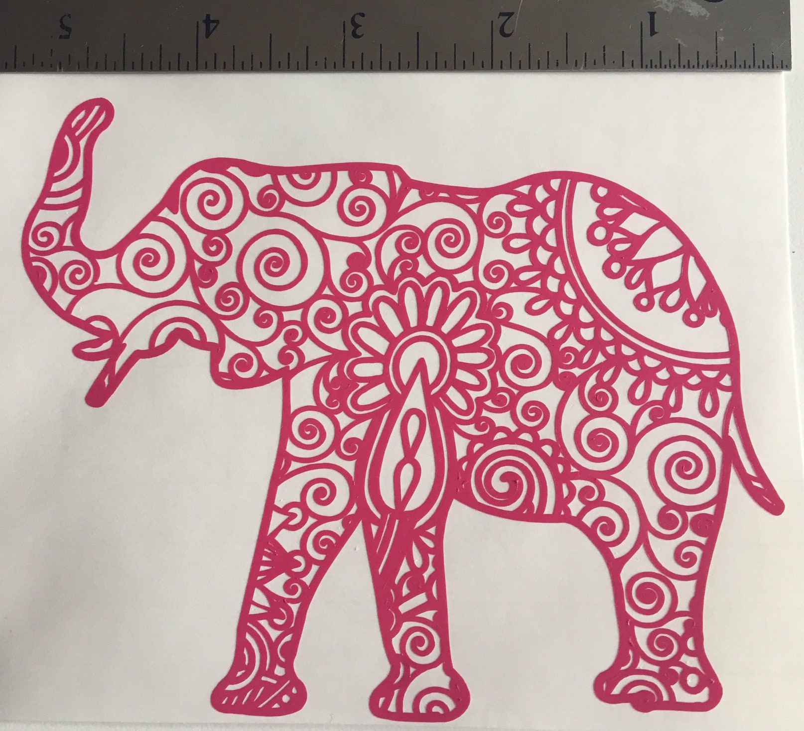 Mandala Elephant SVG cuttable file