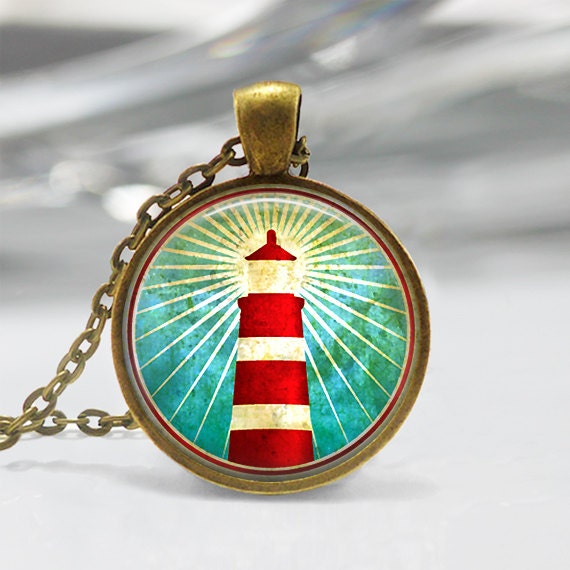 Lighthouse Pendant Lighthouse Necklace Lighthouse Jewelry
