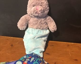 NEW Limited Edition Gray colored MerUnny Easter Mermaid Bunny with a removable MerTail