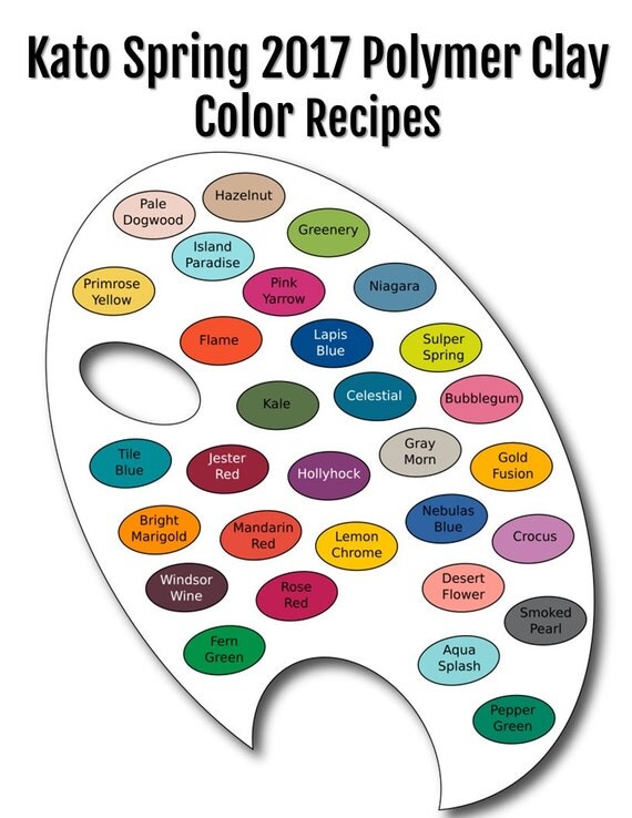 Download Kato Polyclay Polymer Clay Color Mixing Recipe Ebook for