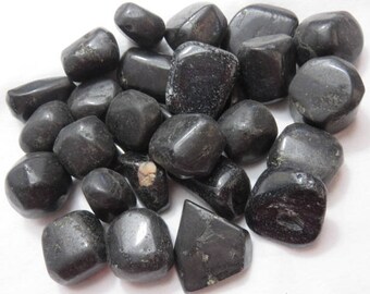 Black Tourmaline Healing Stone Tumbled Healing Crystal Protection Chakra Meditation Reiki Energy lot a