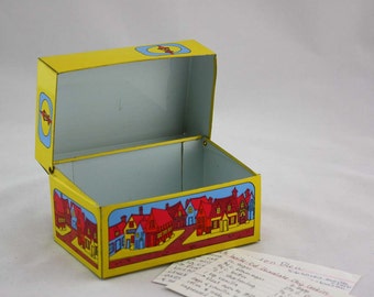 Retro Town Metal Recipe Card Box by Syndicate Manufacturing Co.