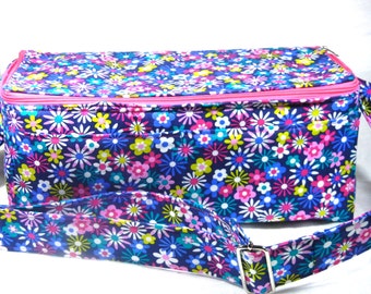 Coupon Pocketbook Mega Deluxe 6" Double Wide Happy Florals Fabric