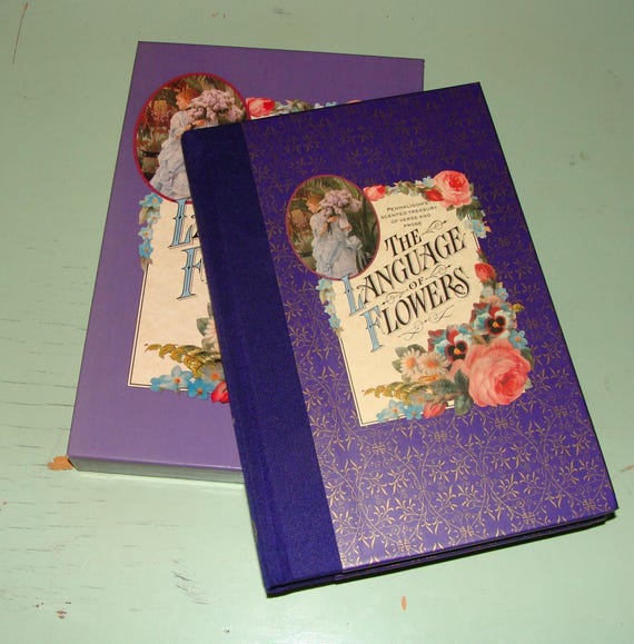 The Language Of Flowers Book By Sheila Pickles Circa 1989 1990