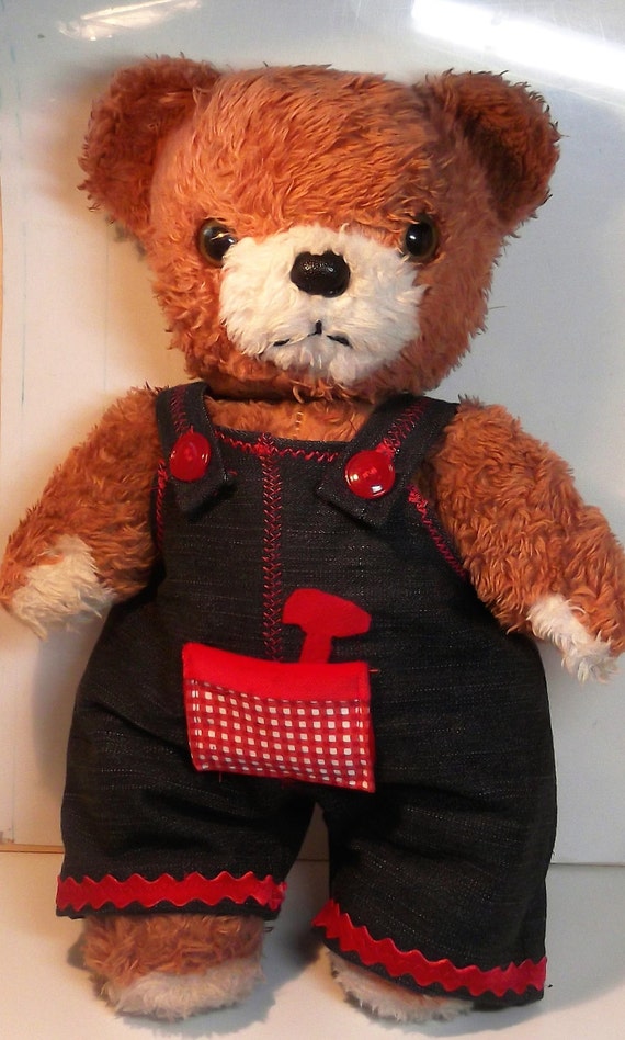 teddy bear overalls sewing pattern