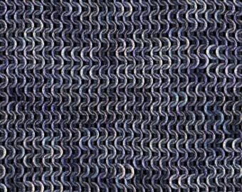 Medieval Fabric - Faux Chainmail - Silver / Steel By Bonnie Phantasm - Medieval Costume Chainmail Cotton Fabric By The Yard With Spoonflower