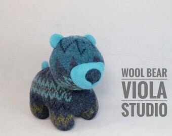 Bear Cub, Handmade, Toy, Children, Gift, Eco Friendly, Plush
