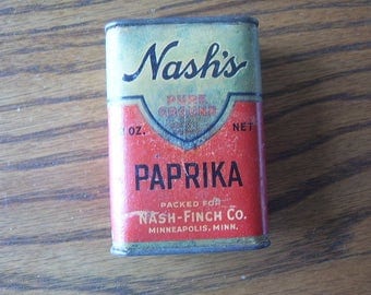 Vintage Nash's Pure Ground Paprika