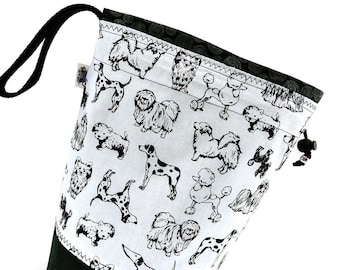 Medium Project Bag Knitting Crochet Drawstring - Beautiful Breeds