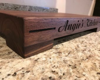 Rustic Walnut Butcher Block Cutting Board