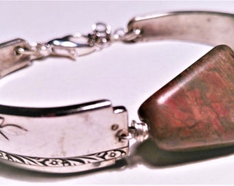 Hand Made Silverware Bracelet