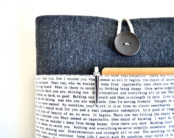 13 inch Laptop Case, MacBook Air Sleeve, MacBook Pro Retina Display Case, Custom Size New MacBook Cover - Words