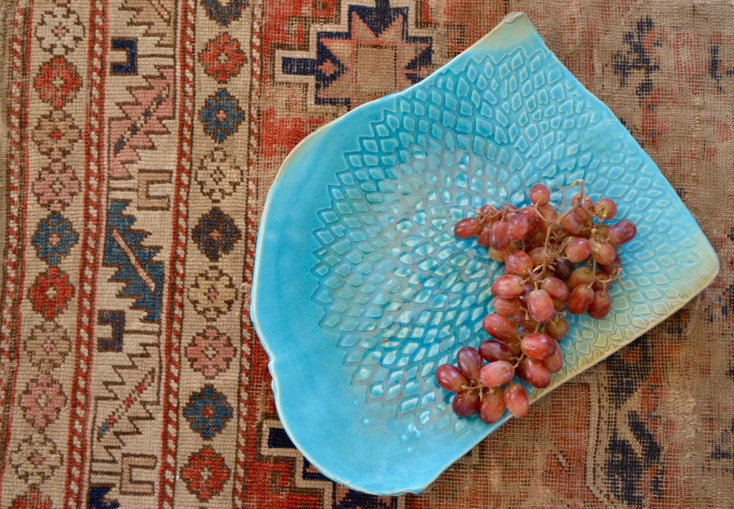 Ceramic serving platter Modern decor by BlueDoorCeramics on Etsy