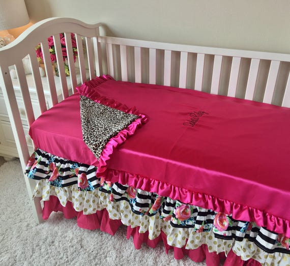 Pink Toddler Bedding Gold Dot Toddler Bedding Sets