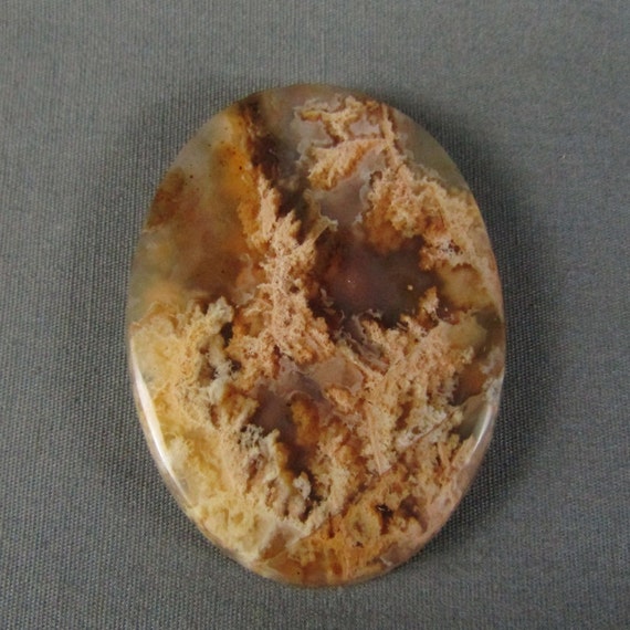 Graveyard Point Plume Agate Cabochon rock gemstone cabochon