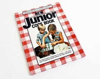 Vintage 1980s Cookbook / Better Homes and Gardens New Junior Cook Book 1988 HC / Introduction to Cooking For Kids, Easy-to-Follow Recipes