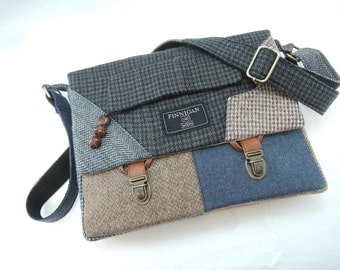 Messenger Bag mens, iPad Messsenger bag, iPad Sleeve, iPad Case, Womens messenger Bag, Eco Friendly Recycled Suit Coat