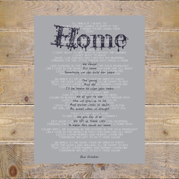 Blue October Blue October Lyrics Home Lyrics Home Blue