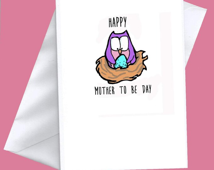 Mother to be day,happy mothers day,pregnancy card,mothering sunday,prehnant mom card