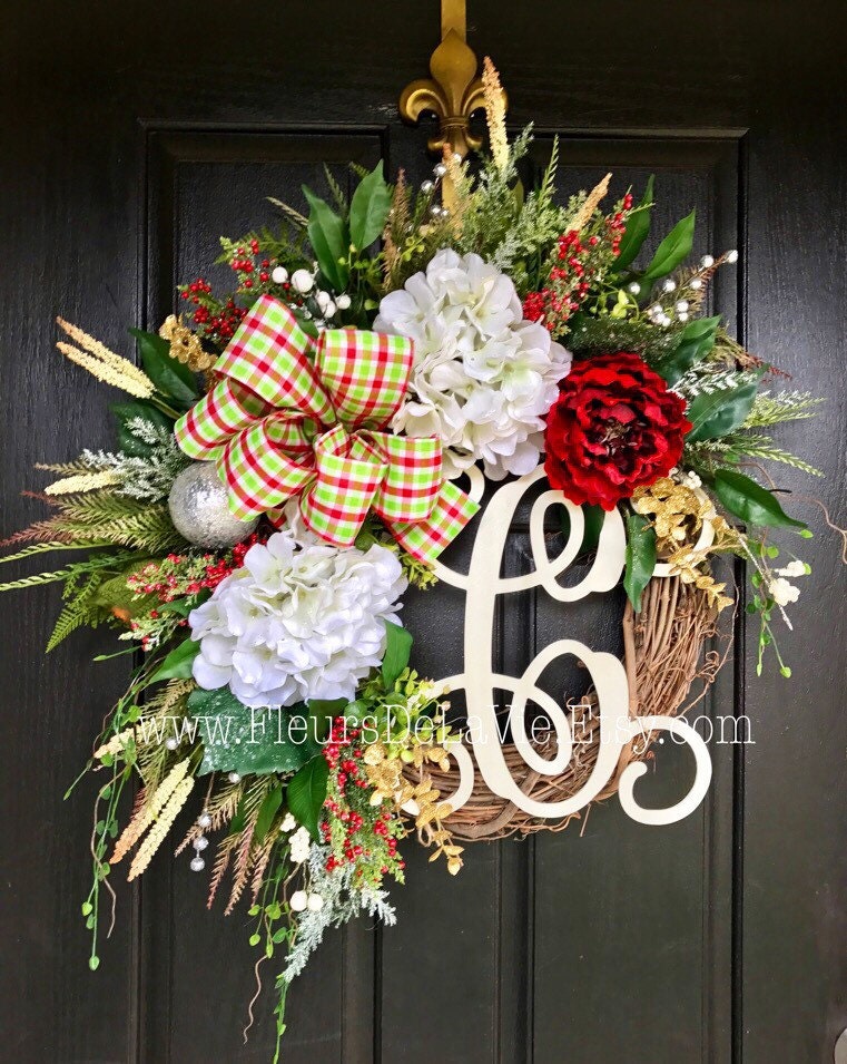 Christmas Wreath for Front Door, Christmas Wreaths, Holiday Door