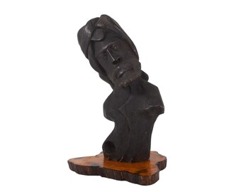 Large Carving of a Man - Over 2 Feet Tall