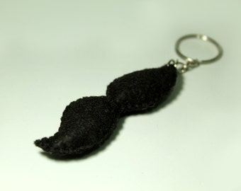 Keychain mustache felt