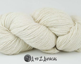 Royal Baby Natural Alpaca Yarn Worsted Weight Natural White