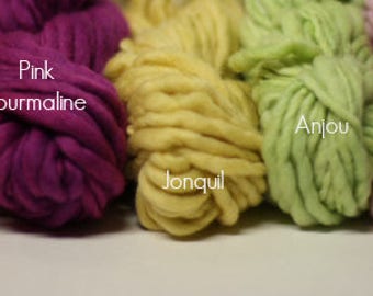 Thick and Thin Slub Merino Yarn TTS(tm) 33 Mini Skein