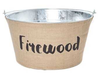 Firewood Decorative Bucket