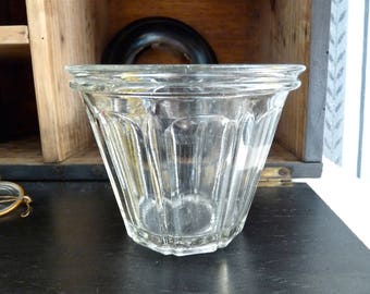 Antique french jam jar - Antique Glass jar - French Antique Glass jar - Confiture maison