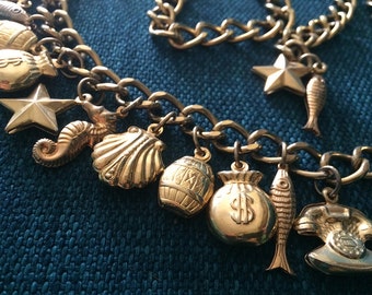 Julie Golden Seashell Chain Belt main image 0