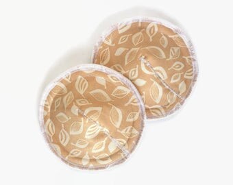 Contoured Nursing Pads - Breast Pads - Waterproof Nursing Pads - Nightime Nursing Pads - Flannel Pads - New Mom Gifts - Baby Shower Gifts