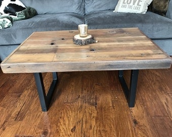reclaimed wood coffee table | etsy reclaimed wood coffee table | etsy
