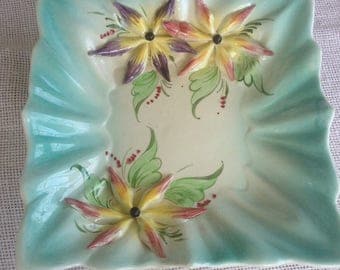 Vintage Italian Ceramic Decorative Dish