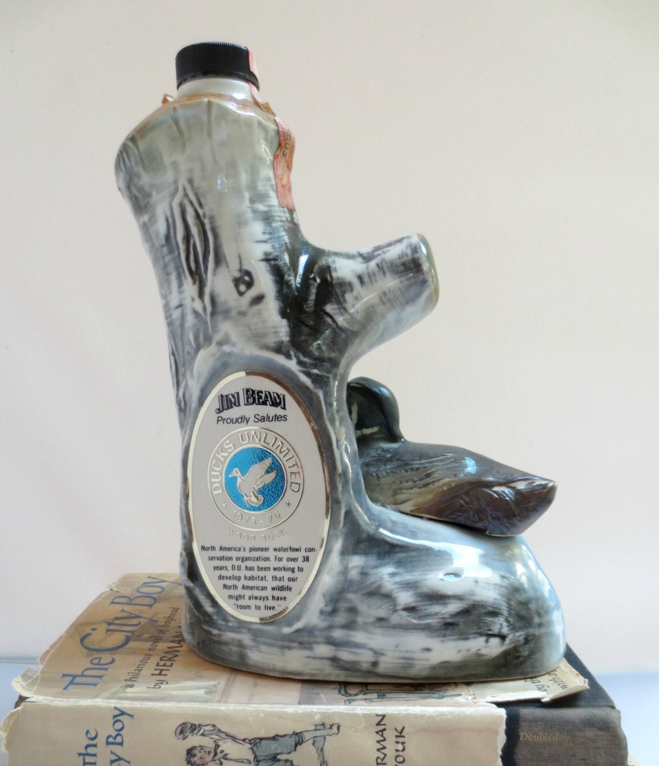 1975 Jim Beam Ducks Unlimited Decanter Liquor
