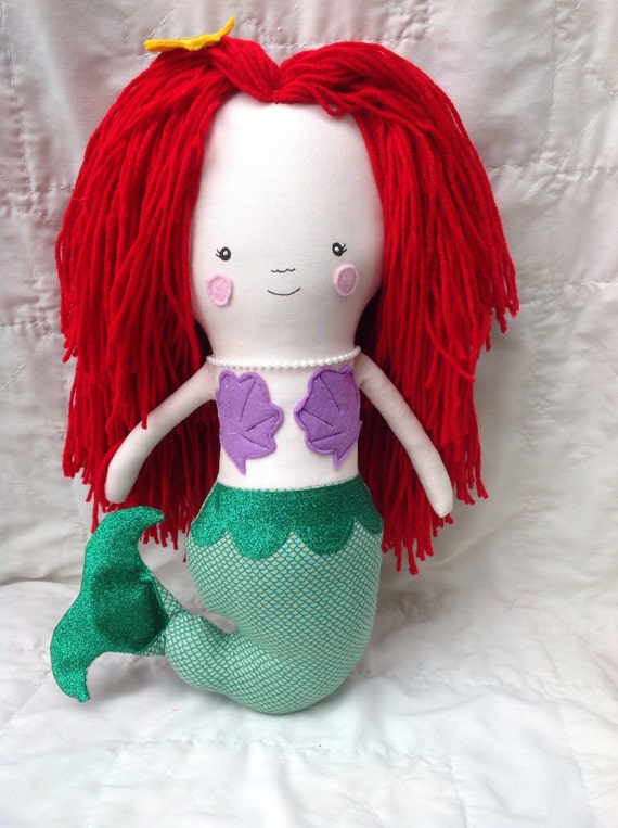 plush mermaid doll