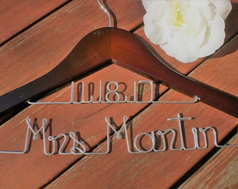 SALE/Personalized Hangers/ Mother of the Bride/Personalized Wedding Hanger/Personalized Hangers/Weddings/Bride/Wedding Dress Hangers