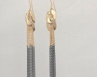 Chain Reaction Statement Earrings