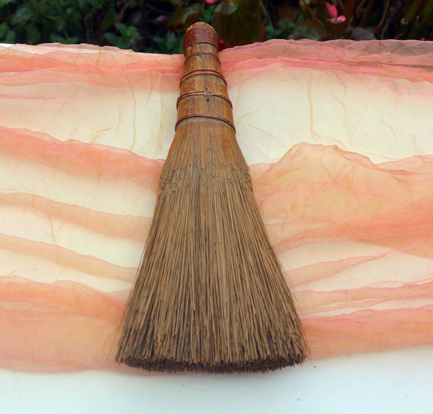 Broom Whisk Kitch Straw Broom Country Decor Great Color
