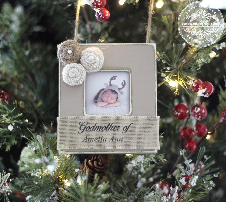 godparent godmother godfather christmas gift ornament godparent godmother godfather christmas gift ornament