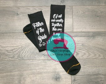 Father of the bride socks