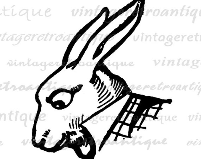 Alice in Wonderland White Rabbit March Hare Digital Image Download Collage Sheet HQ No.2529