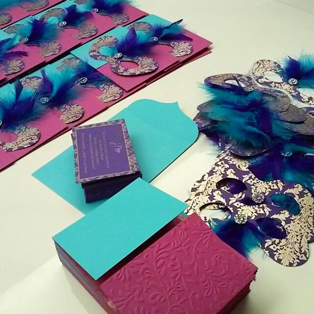 Custom Handmade Invitations by InvitatiiCouture on Etsy