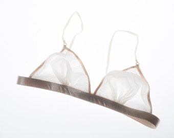 Soutien-gorge en soie française, lingerie mariage rustic, lingerie mariage bohème, lingerie mariage romantique
