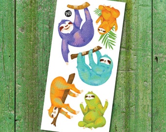 Temporary Tattoos - The Happy Sloths