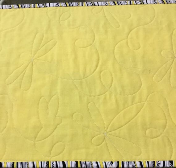 Modern Placemats Quilted Placemats Spring Placemats Quilted