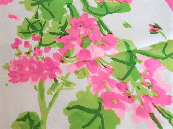 Vintage 1960s VERA Scarf Ladybug Signature Watercolor Floral Designer Scarf Spring Japan Scarf Anniversary Birthday Wedding Gift Wall Art