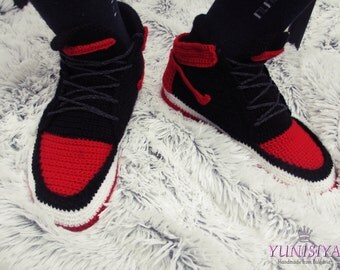 Men's slippers Nike Air jordan Knitted shoes Slippers Air Jordan Crocheted slippers Women's Slippers Sneakers slippers Shoe slippers 3BB103