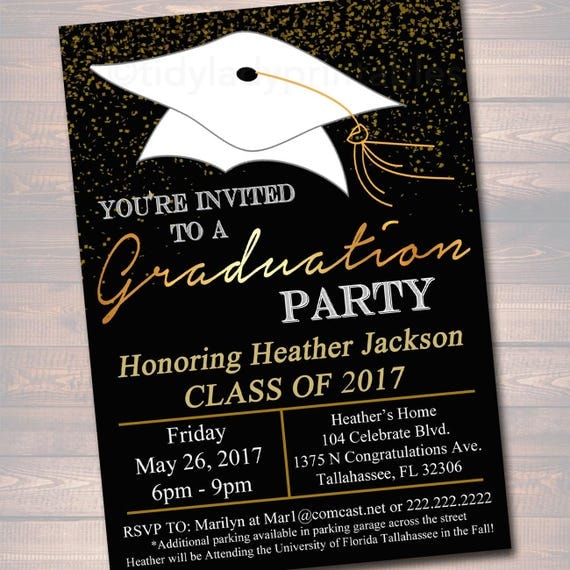 Culturavagabonda Free Graduation Party Invitations