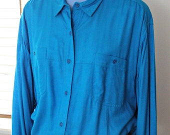 1980s Oversized Diane Von Furstenberg Shirt